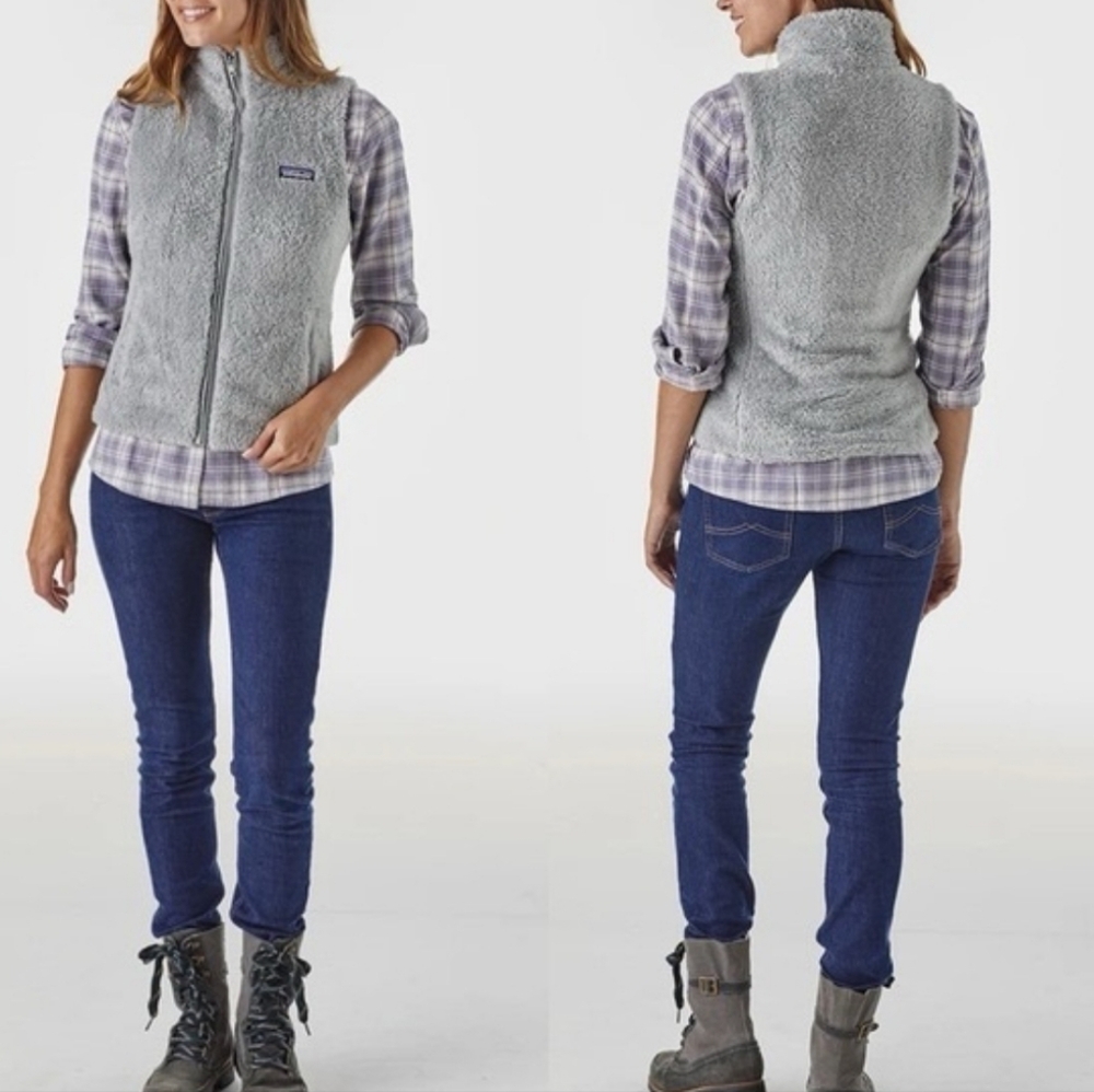 Patagonia Los Gatos Fleece Vest Gray SzM